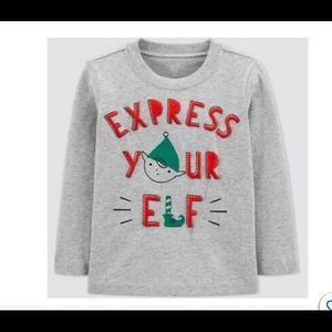 *NWT* Carter’s Express Your Elf Holiday Shirt Size 18 Months